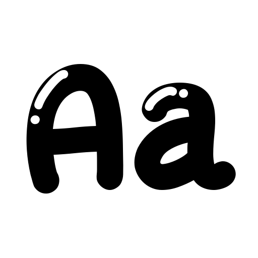 BOUNCY GUM Font icon