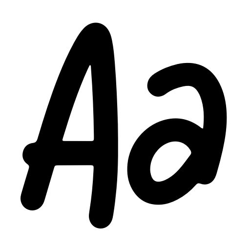 Bouncy Scriber Font icon
