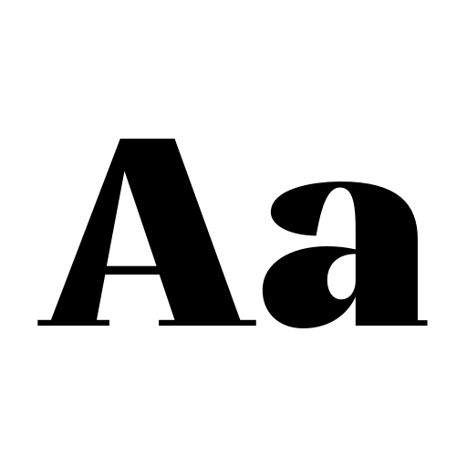 Bovino Trial Font icon