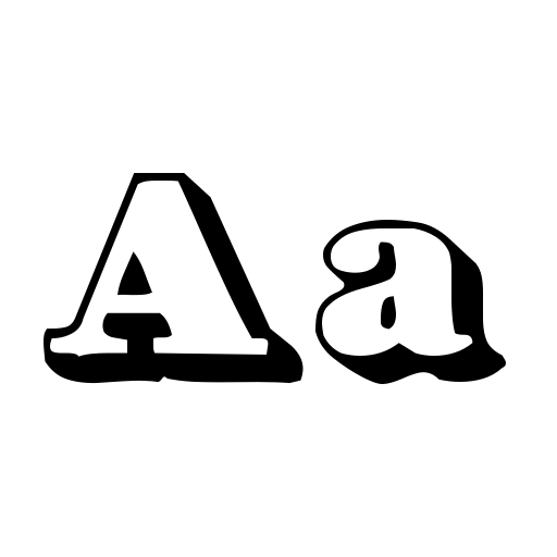 BowersShadow Font icon