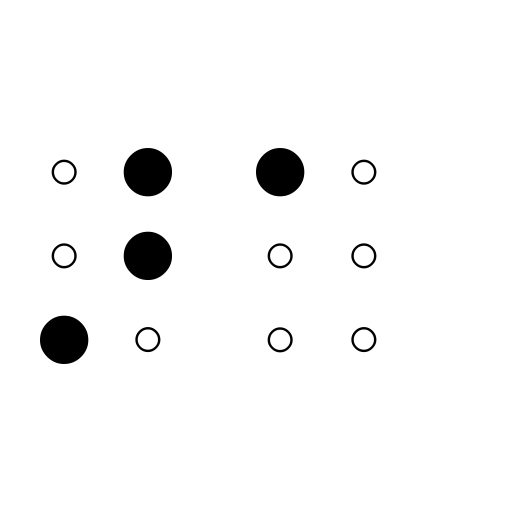 Braille AOE Font preview