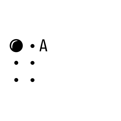BrailleLatin Font preview