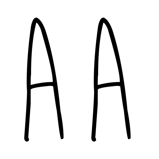 Brain Flower Font icon