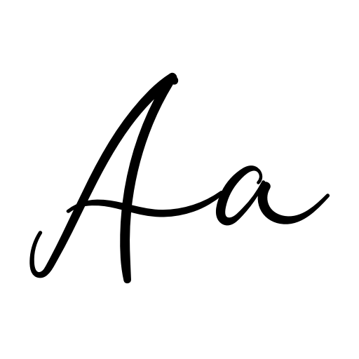 Branded Signature Font icon