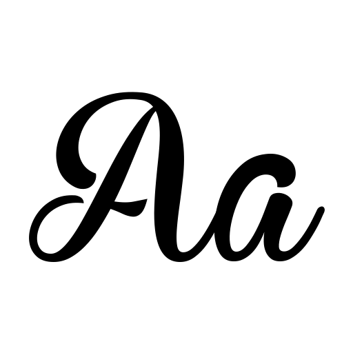Brannboll Stencil PERSONAL USE Font icon