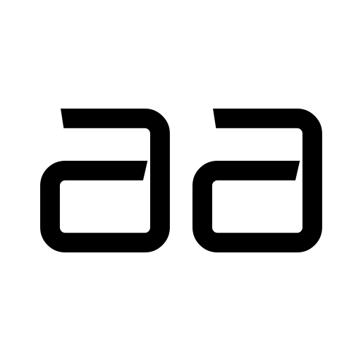 break label DEMO Font icon