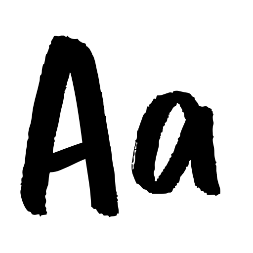 Break Types Font icon