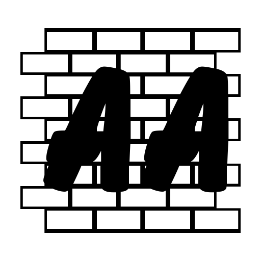 Brickletter Font icon