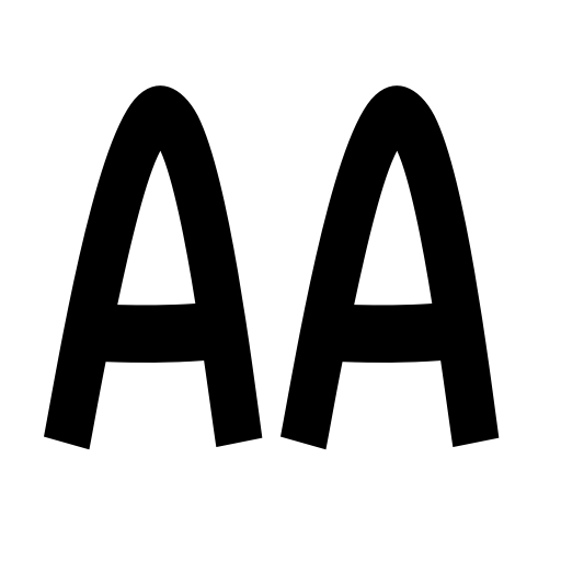brickOUT all caps Font icon