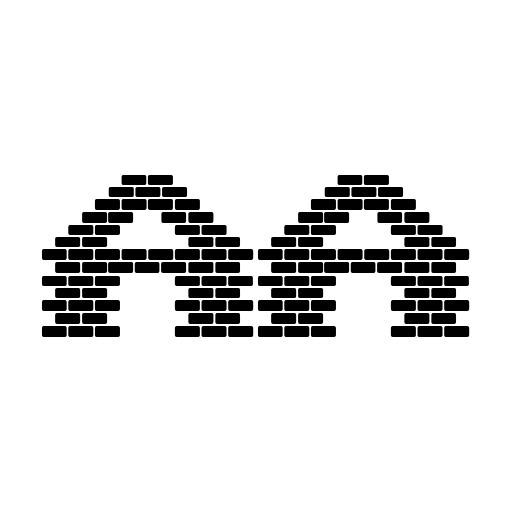 Bricks Constructions Font icon