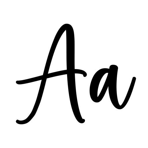 Bridesmaid Font icon