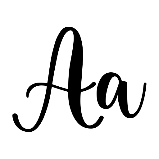 Bright Holiday Font icon
