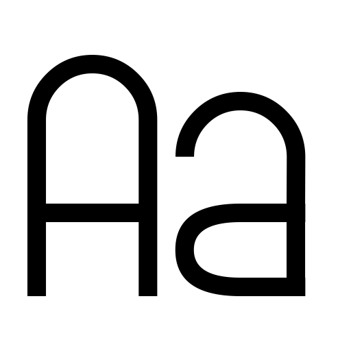 Bright Line 7 Font icon
