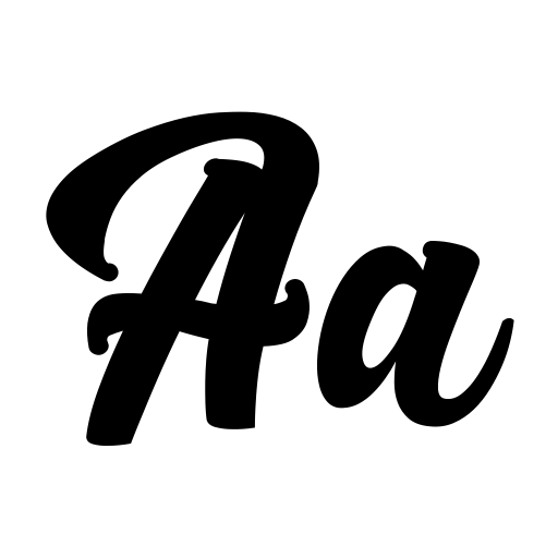 Bright Script Clean Font icon