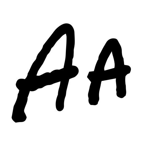 Bright Topic Demo Font icon
