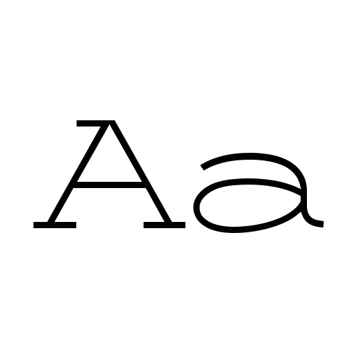 broad range Font icon