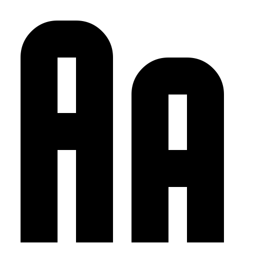 Broadsheet Bubble Font icon
