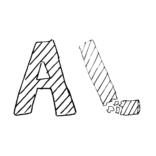 Broken Chalk Font icon
