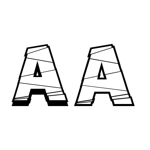 Broken Fluid Font icon