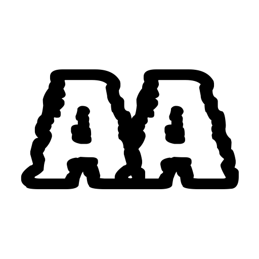 Broken Press Font icon