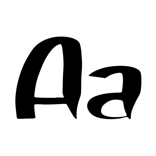 Brown Cake Font icon