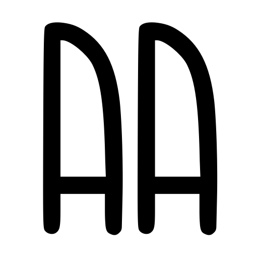 Brown Love Font icon