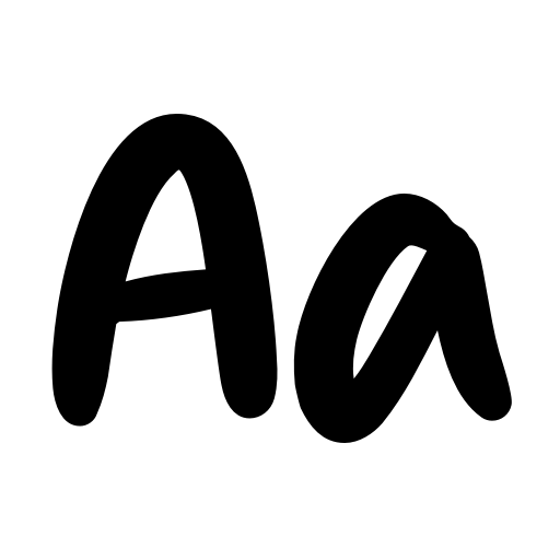 Brown Paper Font icon