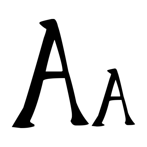 Bruce Scaled Font icon