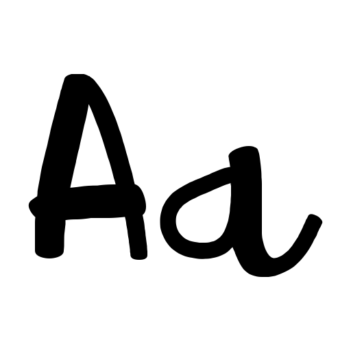 Brush Action Font icon