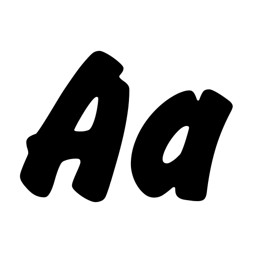 Brush Hand New Font icon