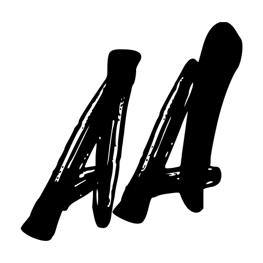 Brush Heats Font icon