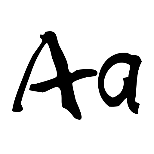 Brush Hour Font icon