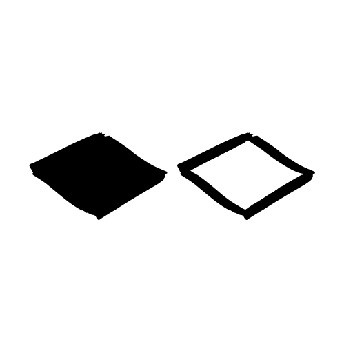 Brush Shapes Font icon