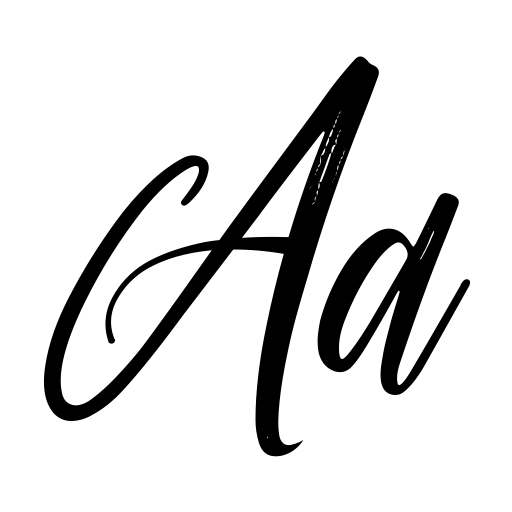 Brushell Silhouette Font icon
