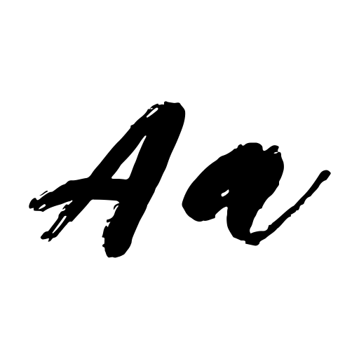 Brushes Font icon