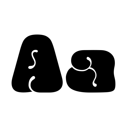 Bubble Brown Font icon