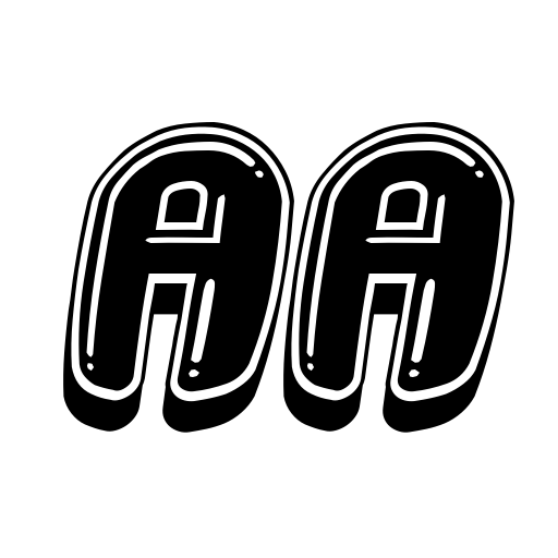 Bubble Comics Font icon