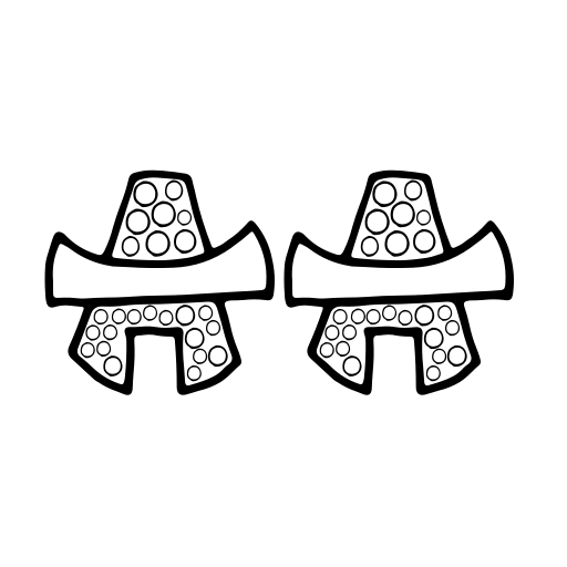 BUBBLE IN TEXT Font icon
