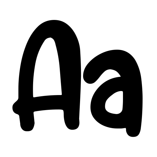 Bubble Mint Font icon