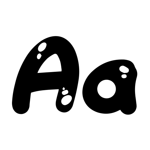 Bubble World Font preview