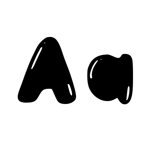 Bubblebystarbrillitos Font icon
