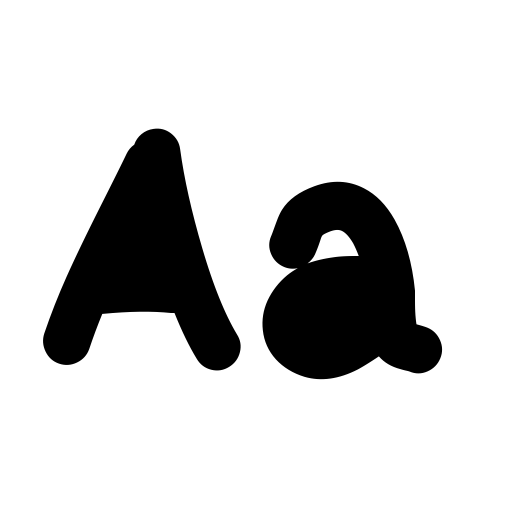 Bubbled Font icon