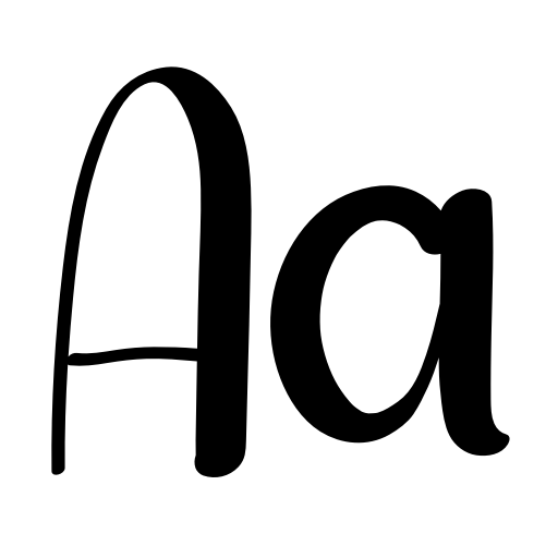 Bubbles Christmas Font icon