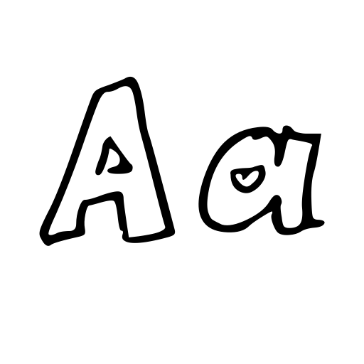 Bubbles Make Me Happy Font icon