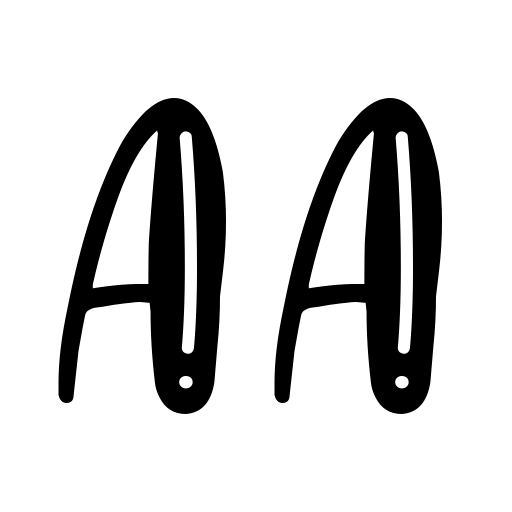 Bubblez Font icon