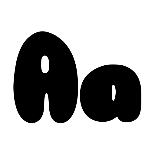 Bublles Font icon