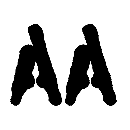 Budget Stencil Font icon