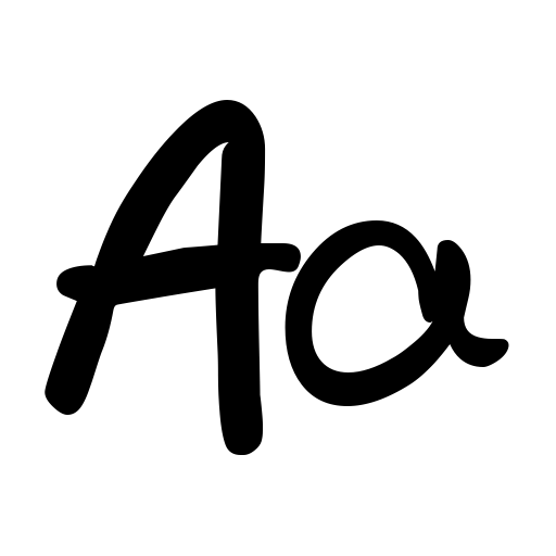 BudHand Font icon