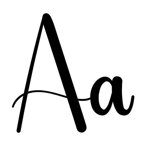 Bulbous Font icon