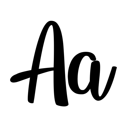 Bunch Blossoms Personal Use Font icon